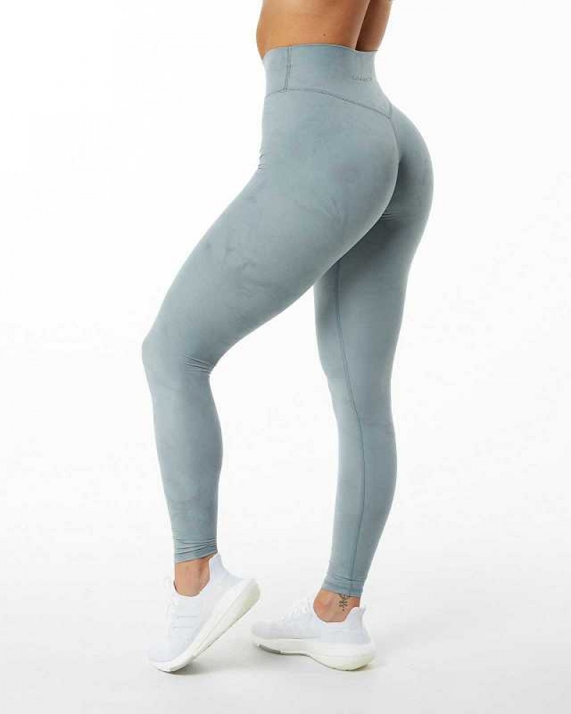 Leggins Alphalete Alphalux Wonder Mujer Azules | Mexico-806391