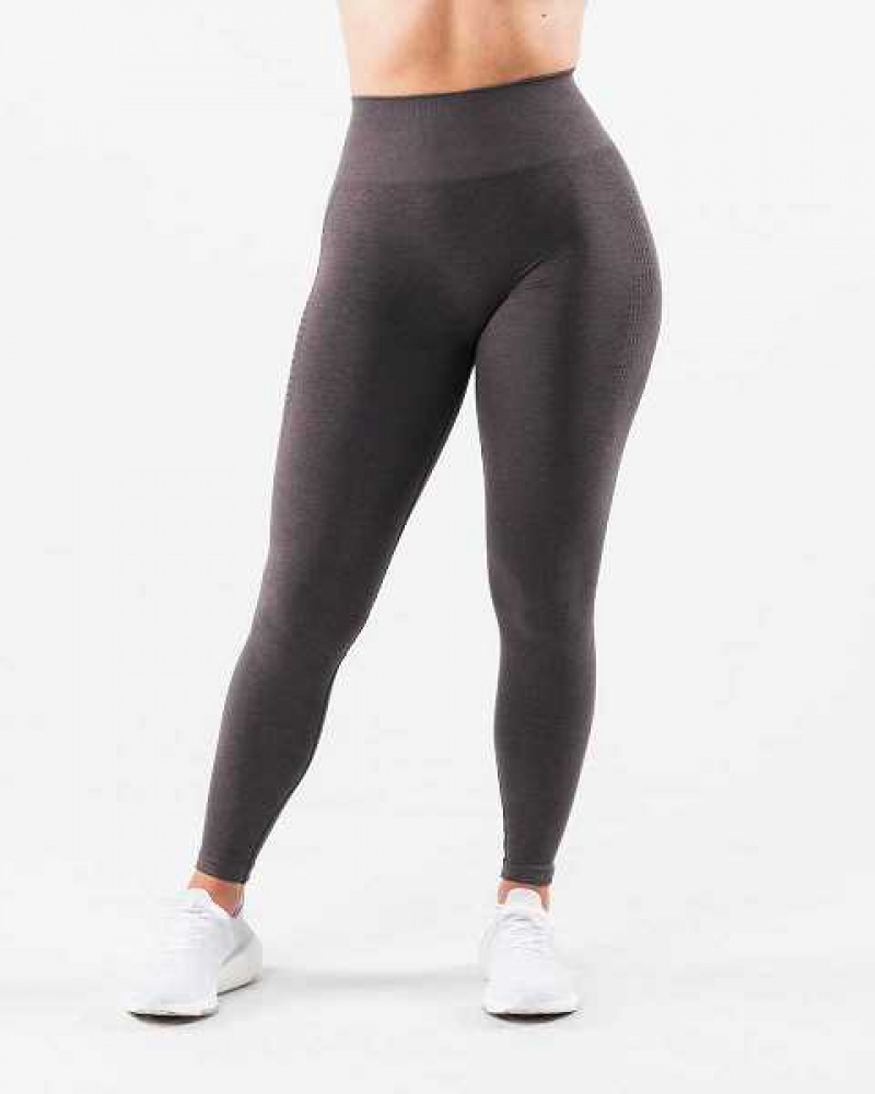 Leggins Alphalete Amplify Contour Mujer Grises | Mexico-241095