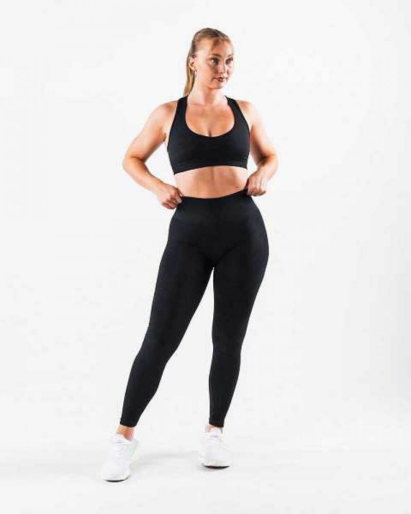 Leggins Alphalete Amplify Contour Mujer Negros | Mexico-460785