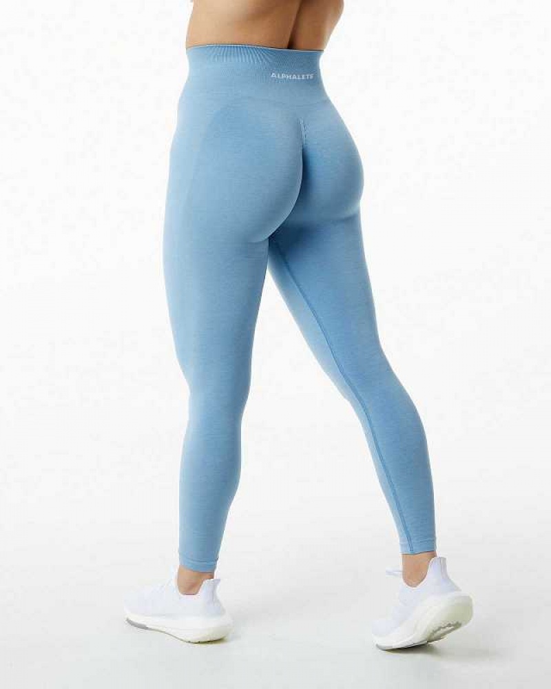 Leggins Alphalete Amplify Mujer Azules | Mexico-524317