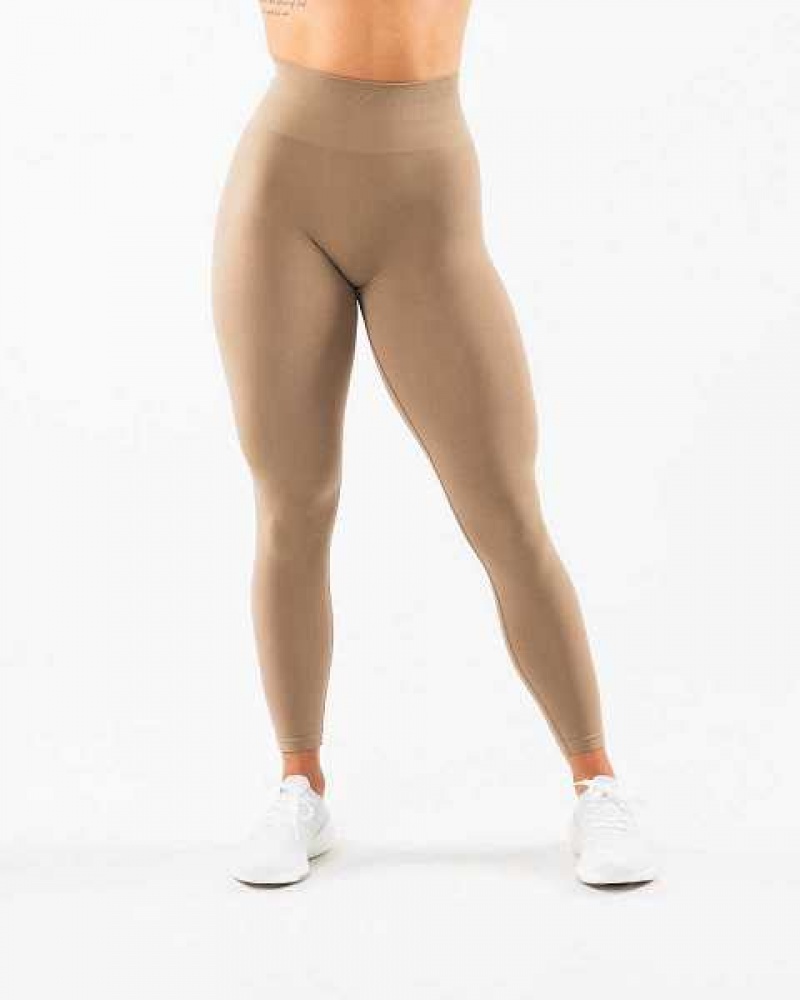 Leggins Alphalete Amplify Mujer Marrom | Mexico-612405