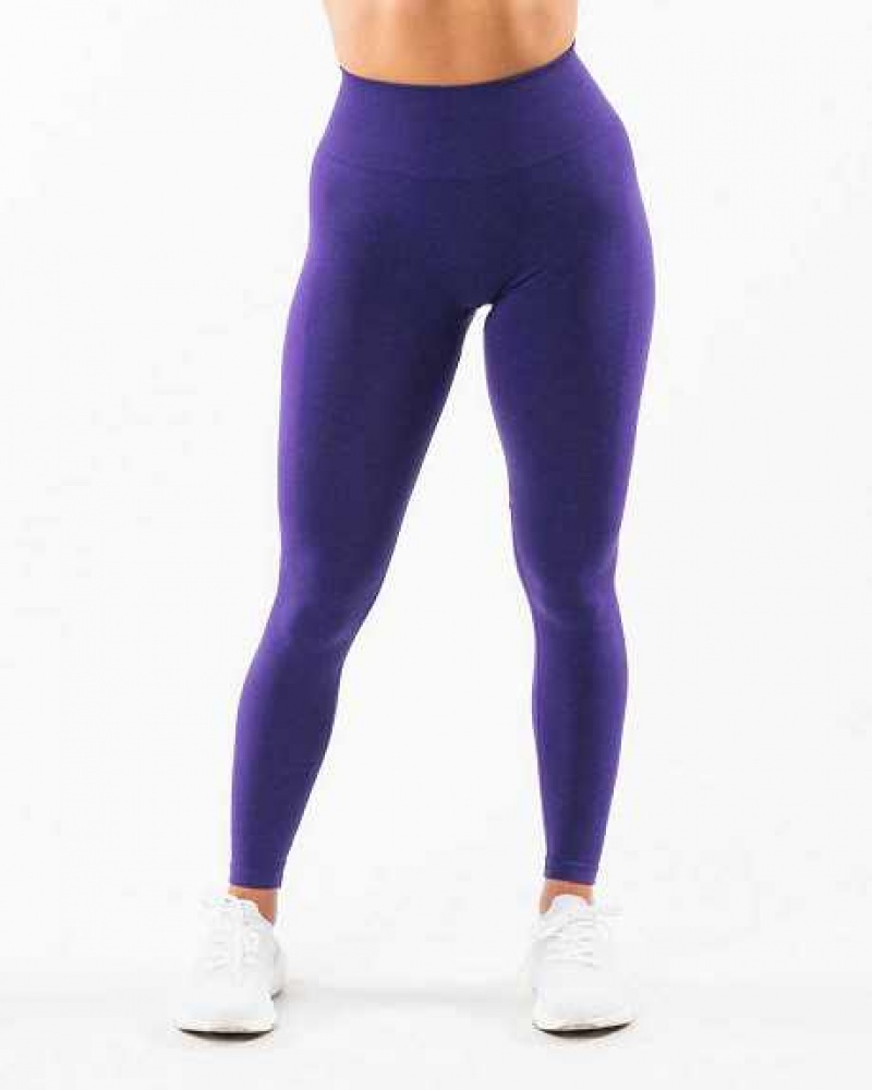 Leggins Alphalete Amplify Mujer Morados | Mexico-639824