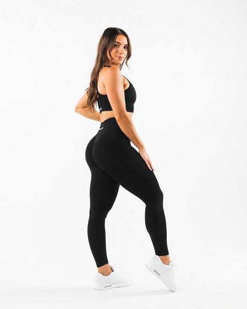 Leggins Alphalete Amplify Mujer Negros | Mexico-609742