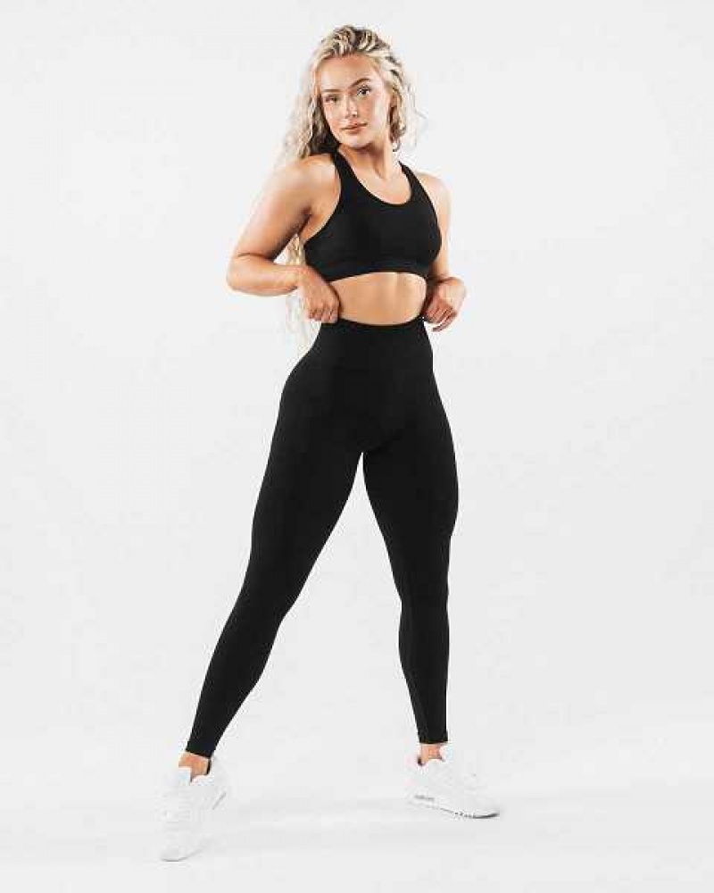 Leggins Alphalete Amplify Mujer Negros | Mexico-601435