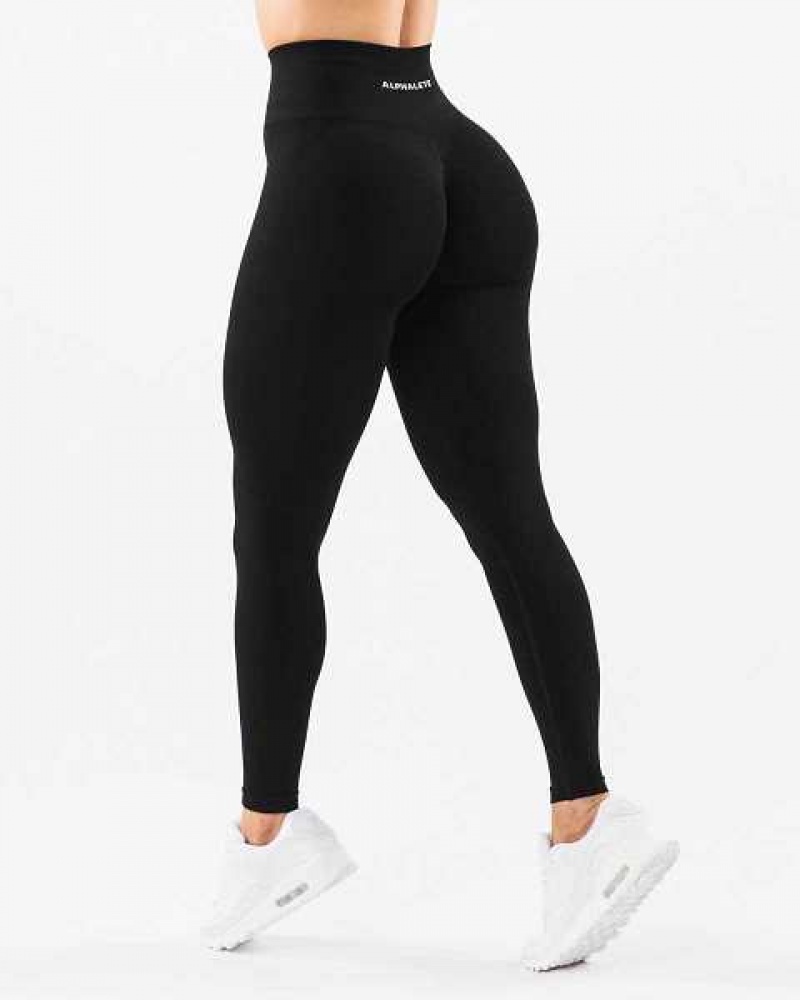 Leggins Alphalete Amplify Mujer Negros | Mexico-601435