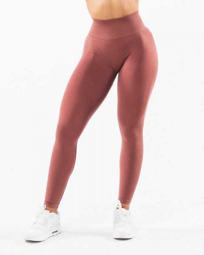 Leggins Alphalete Amplify Mujer Rojos | Mexico-138245