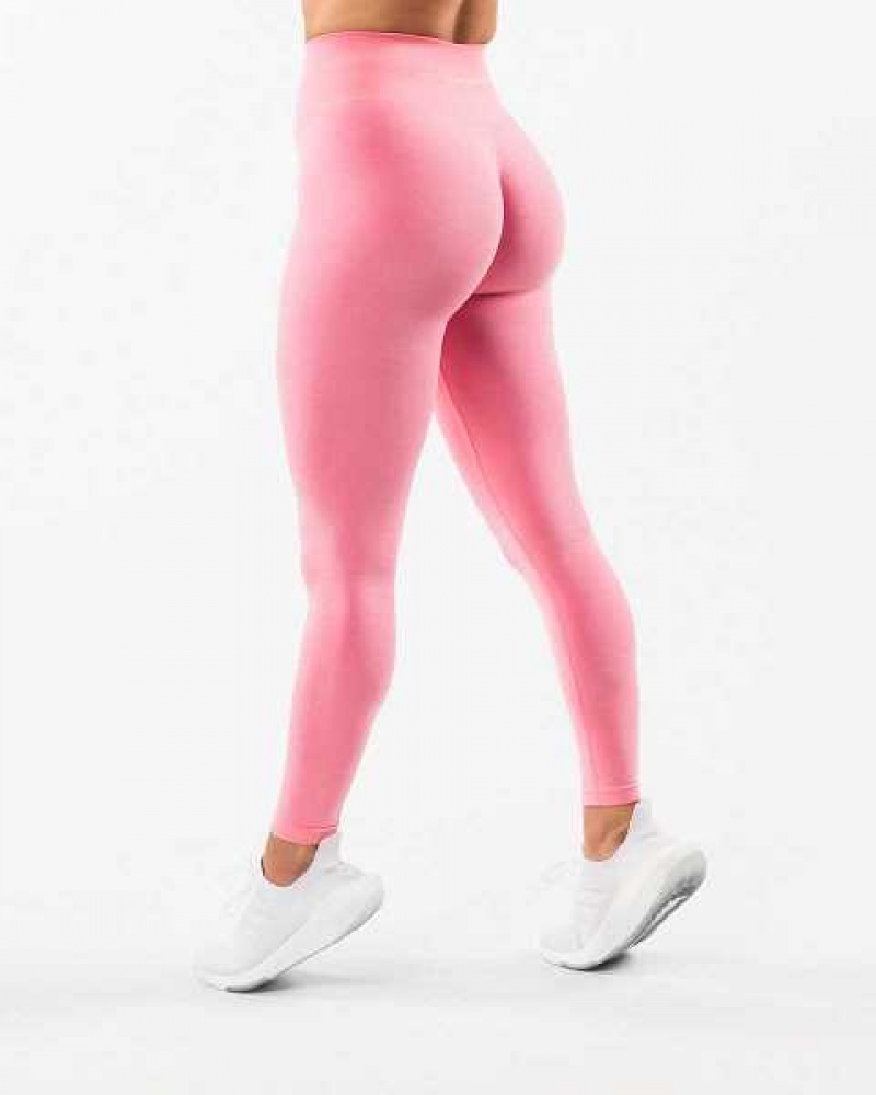 Leggins Alphalete Amplify Mujer Rosas | Mexico-091452