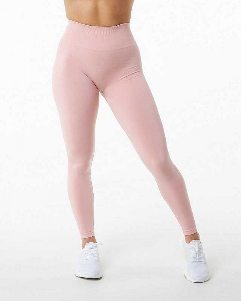 Leggins Alphalete Amplify Mujer Rosas | Mexico-275140