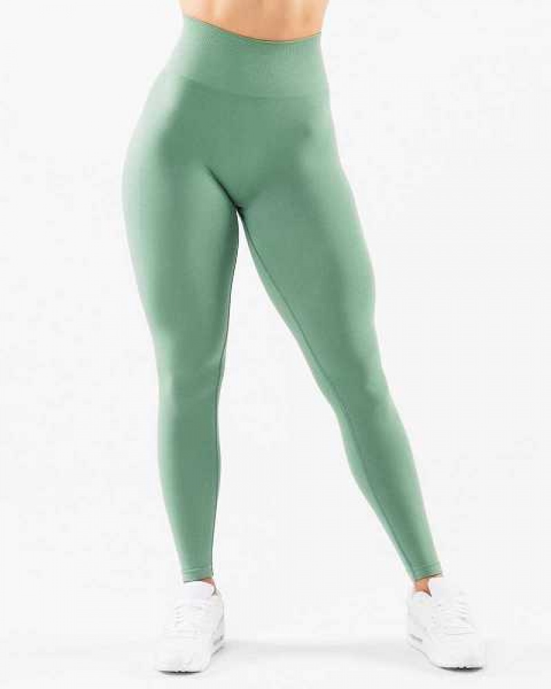 Leggins Alphalete Amplify Mujer Verdes | Mexico-680327