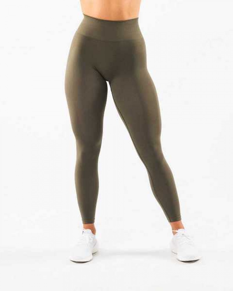 Leggins Alphalete Amplify Mujer Verdes | Mexico-094875