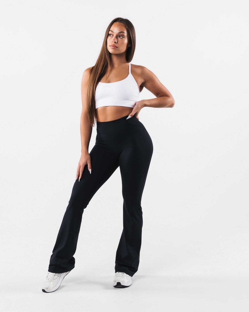 Leggins Alphalete Aura Flared Mujer Negros | Mexico-843065