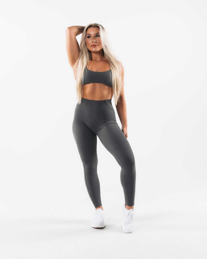 Leggins Alphalete Aura Mujer Grises | Mexico-946372