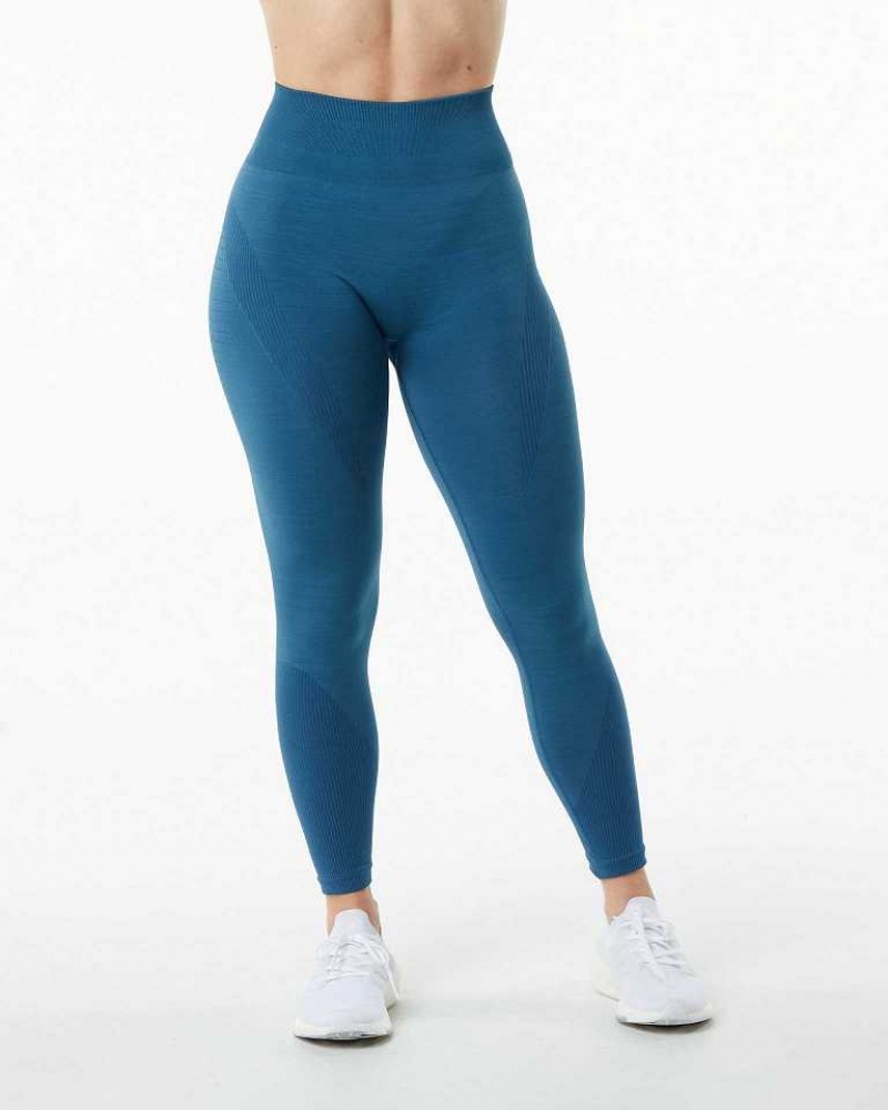 Leggins Alphalete Ozone Mujer Azules | Mexico-813045