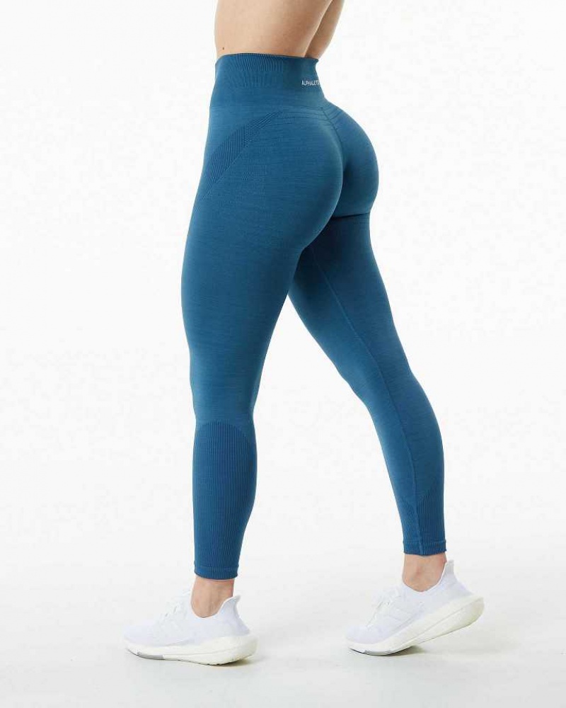 Leggins Alphalete Ozone Mujer Azules | Mexico-813045