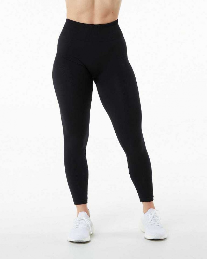 Leggins Alphalete Ozone Mujer Negros | Mexico-052896