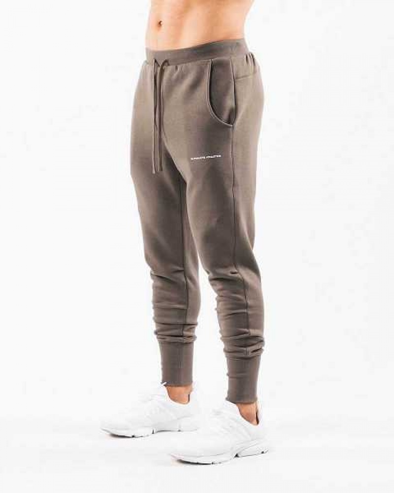 Pantalones Jogger Alphalete Academy Club Hombre Marrom | Mexico-973658