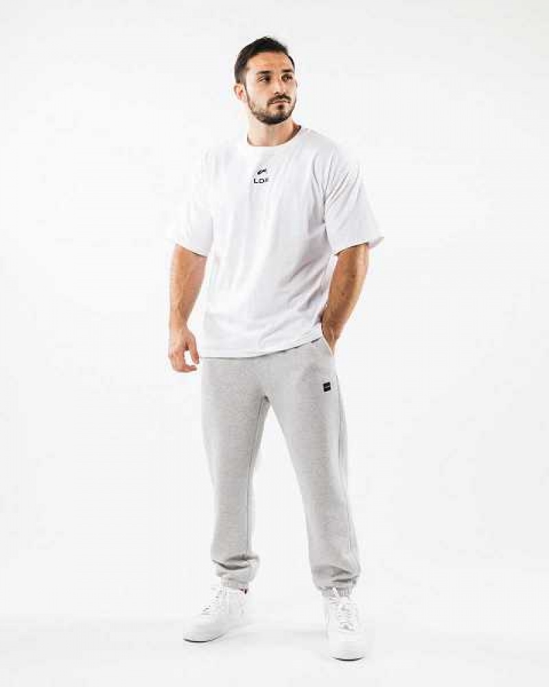 Pantalones Jogger Alphalete Academy Relaxed Hombre Grises | Mexico-859632