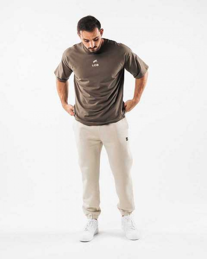 Pantalones Jogger Alphalete Academy Relaxed Hombre Marrom | Mexico-312495