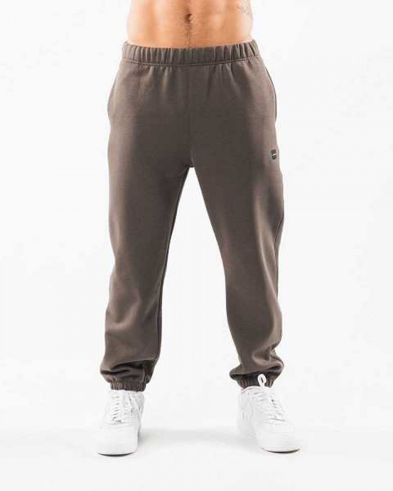 Pantalones Jogger Alphalete Academy Relaxed Hombre Marrom | Mexico-741023