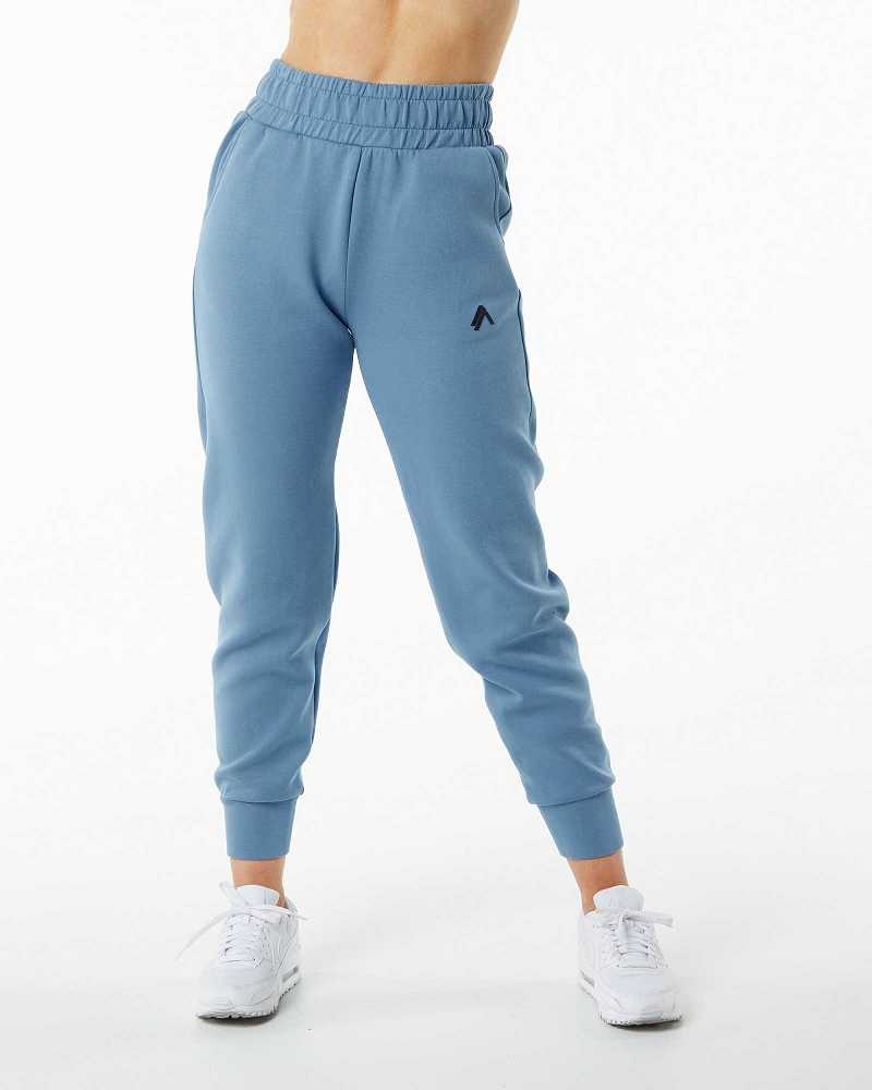 Pantalones Jogger Alphalete ELMTS Cuffed Mujer Azules | Mexico-680512