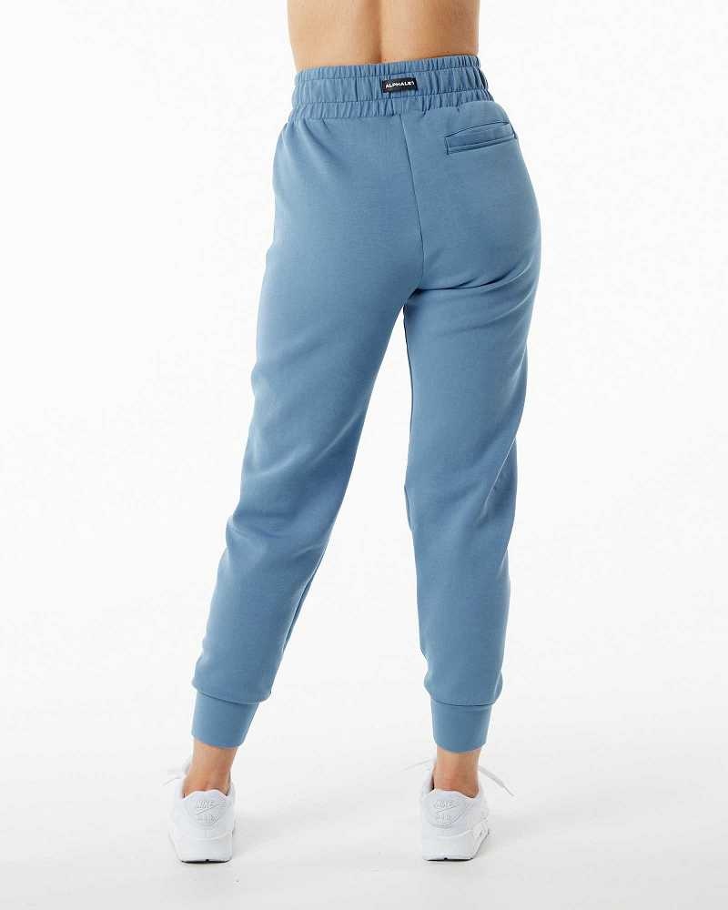 Pantalones Jogger Alphalete ELMTS Cuffed Mujer Azules | Mexico-680512