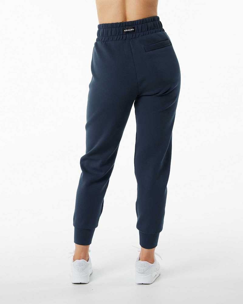 Pantalones Jogger Alphalete ELMTS Cuffed Mujer Azules | Mexico-019235