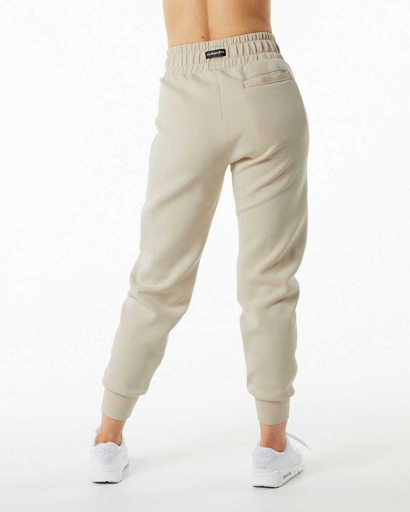 Pantalones Jogger Alphalete ELMTS Cuffed Mujer Marrom | Mexico-792150