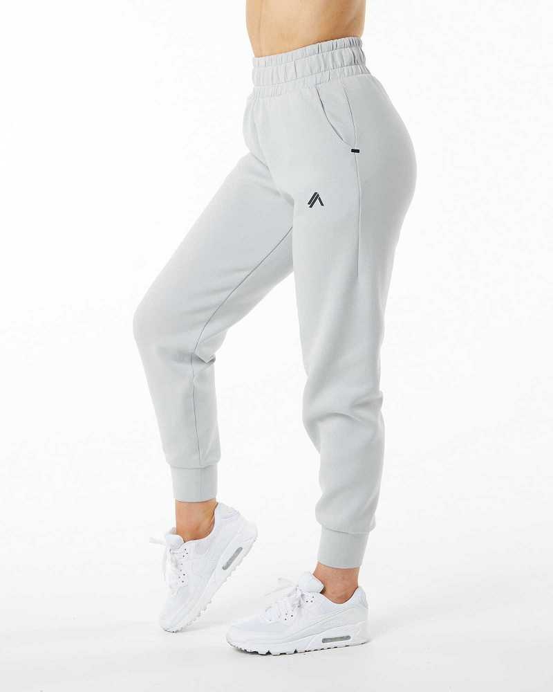 Pantalones Jogger Alphalete ELMTS Cuffed Mujer Grises | Mexico-492581