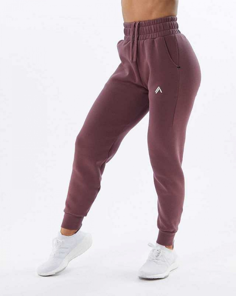 Pantalones Jogger Alphalete ELMTS Cuffed Mujer Morados | Mexico-643017