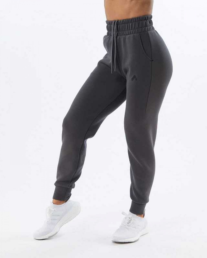 Pantalones Jogger Alphalete ELMTS Cuffed Mujer Grises | Mexico-528012