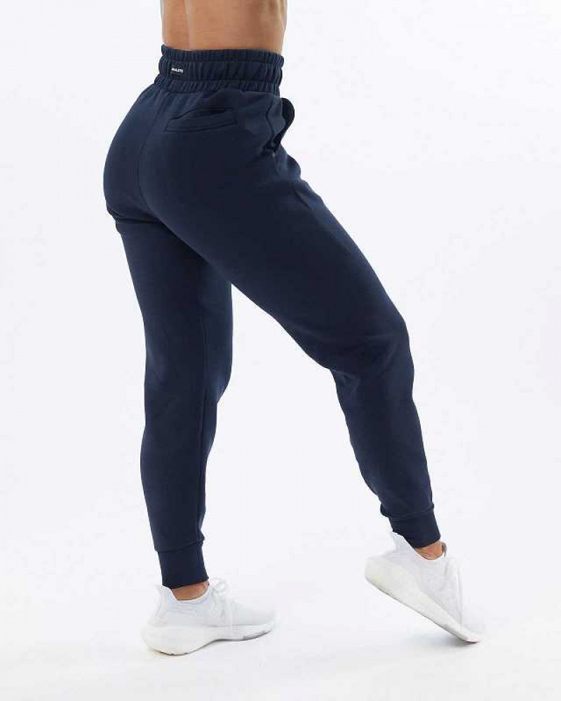 Pantalones Jogger Alphalete ELMTS Cuffed Mujer Azules | Mexico-753146