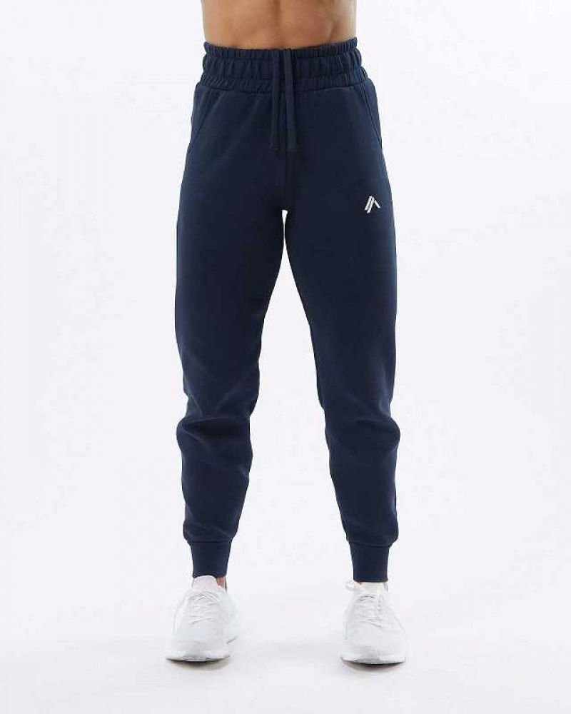 Pantalones Jogger Alphalete ELMTS Cuffed Mujer Azules | Mexico-753146