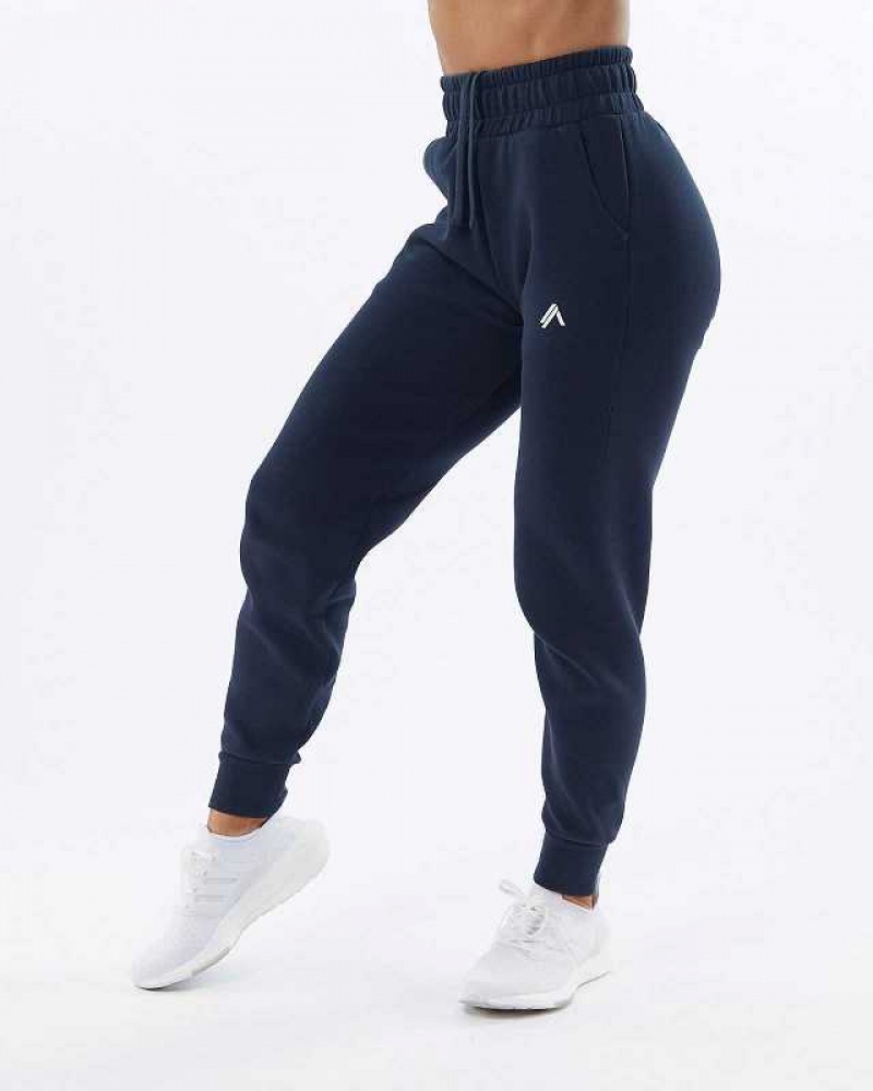 Pantalones Jogger Alphalete ELMTS Cuffed Mujer Azules | Mexico-753146