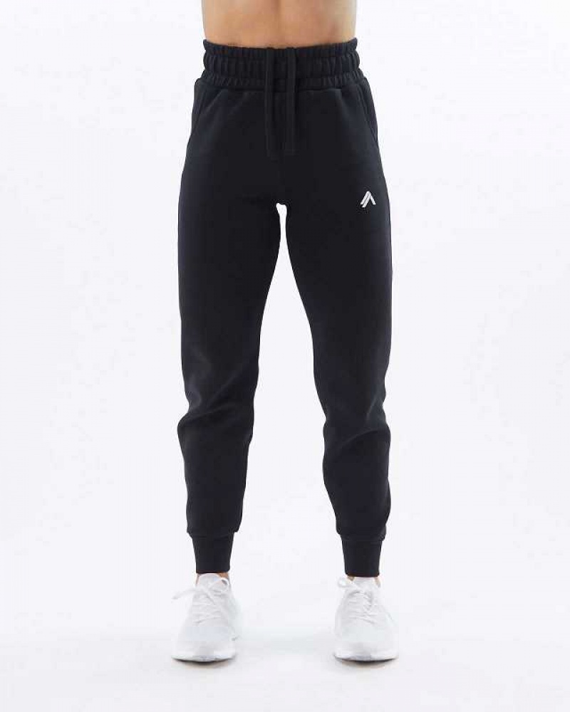 Pantalones Jogger Alphalete ELMTS Cuffed Mujer Negros | Mexico-023548