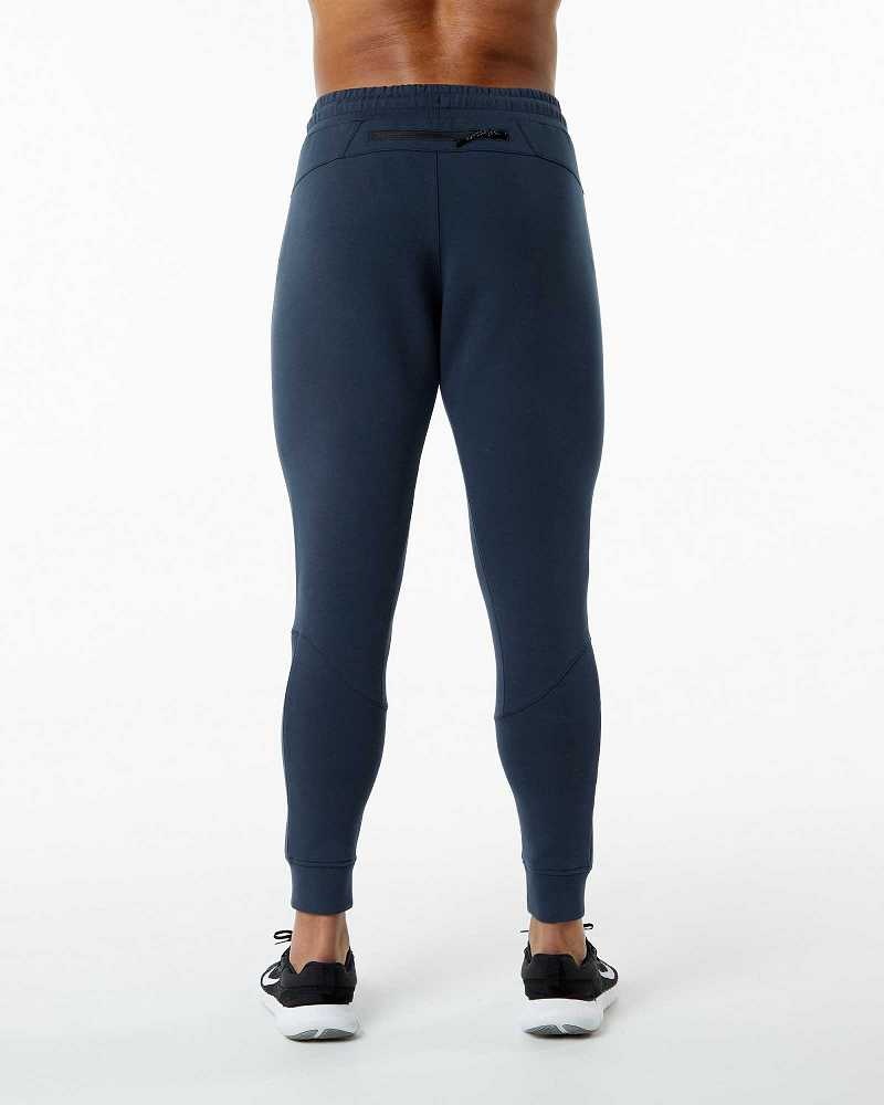 Pantalones Jogger Alphalete ELMTS Cuffed Hombre Azules | Mexico-642103