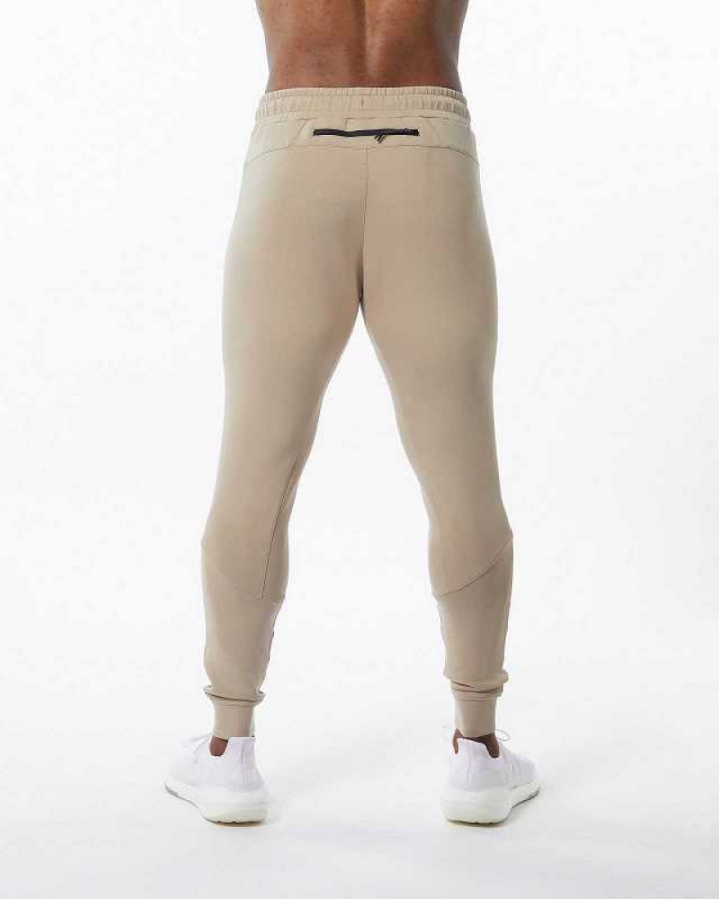 Pantalones Jogger Alphalete ELMTS Cuffed Hombre Marrom | Mexico-798651