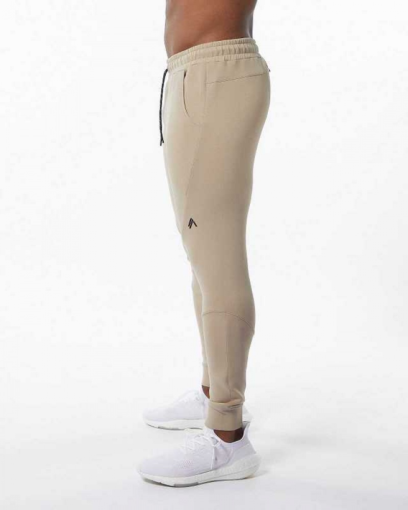 Pantalones Jogger Alphalete ELMTS Cuffed Hombre Marrom | Mexico-798651