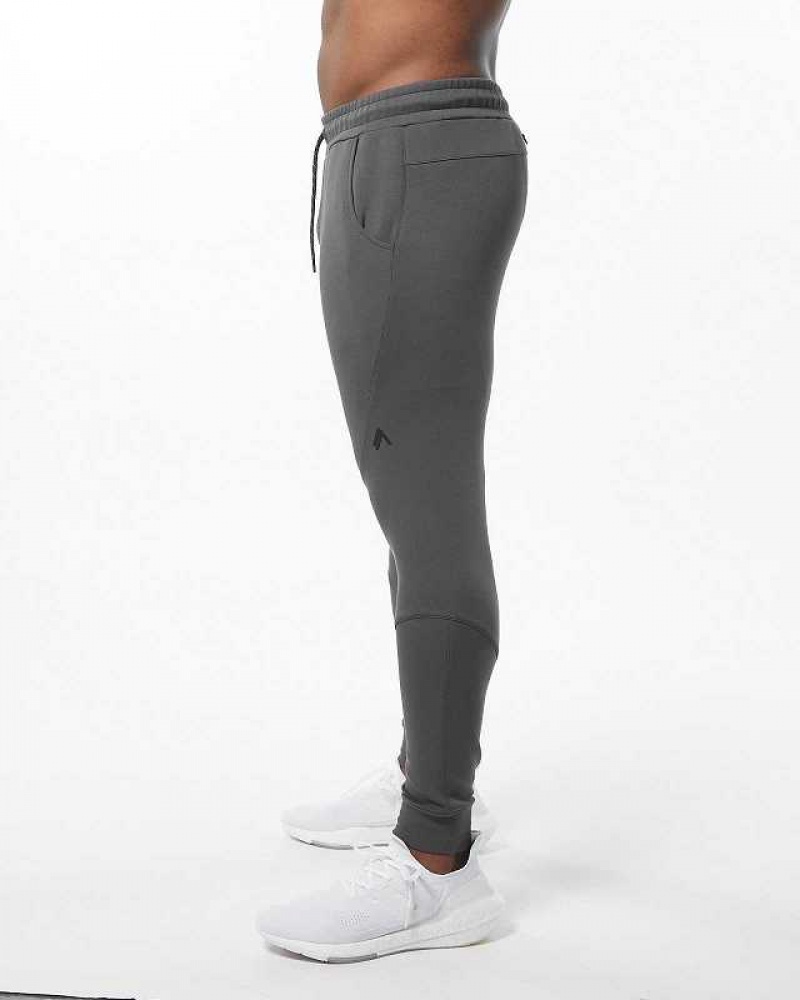 Pantalones Jogger Alphalete ELMTS Cuffed Hombre Grises | Mexico-192843