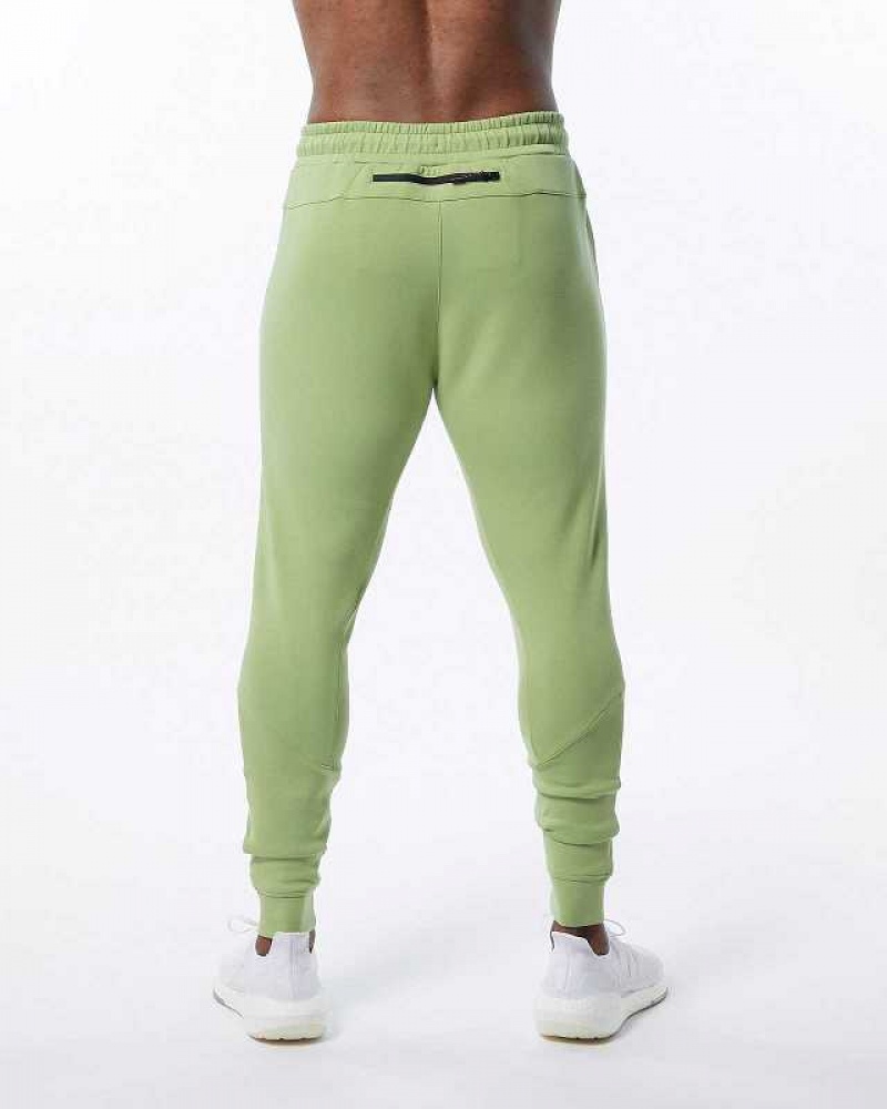 Pantalones Jogger Alphalete ELMTS Cuffed Hombre Verdes Claro | Mexico-520371