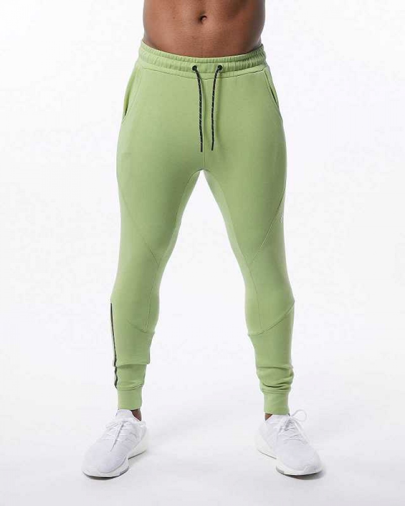 Pantalones Jogger Alphalete ELMTS Cuffed Hombre Verdes Claro | Mexico-520371