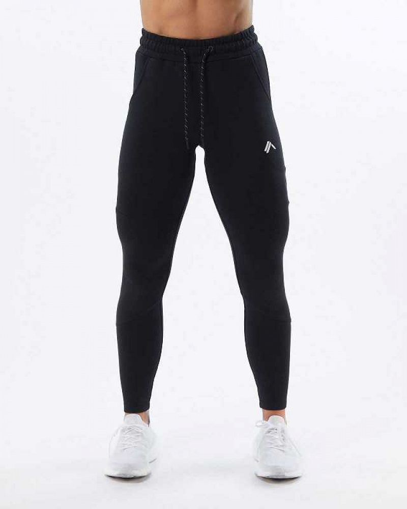 Pantalones Jogger Alphalete ELMTS Zip Mujer Negros | Mexico-960347