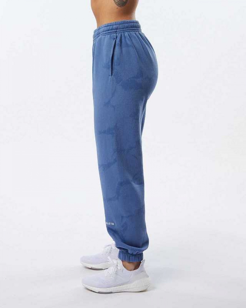 Pantalones Jogger Alphalete HCTS Mujer Azules | Mexico-964280