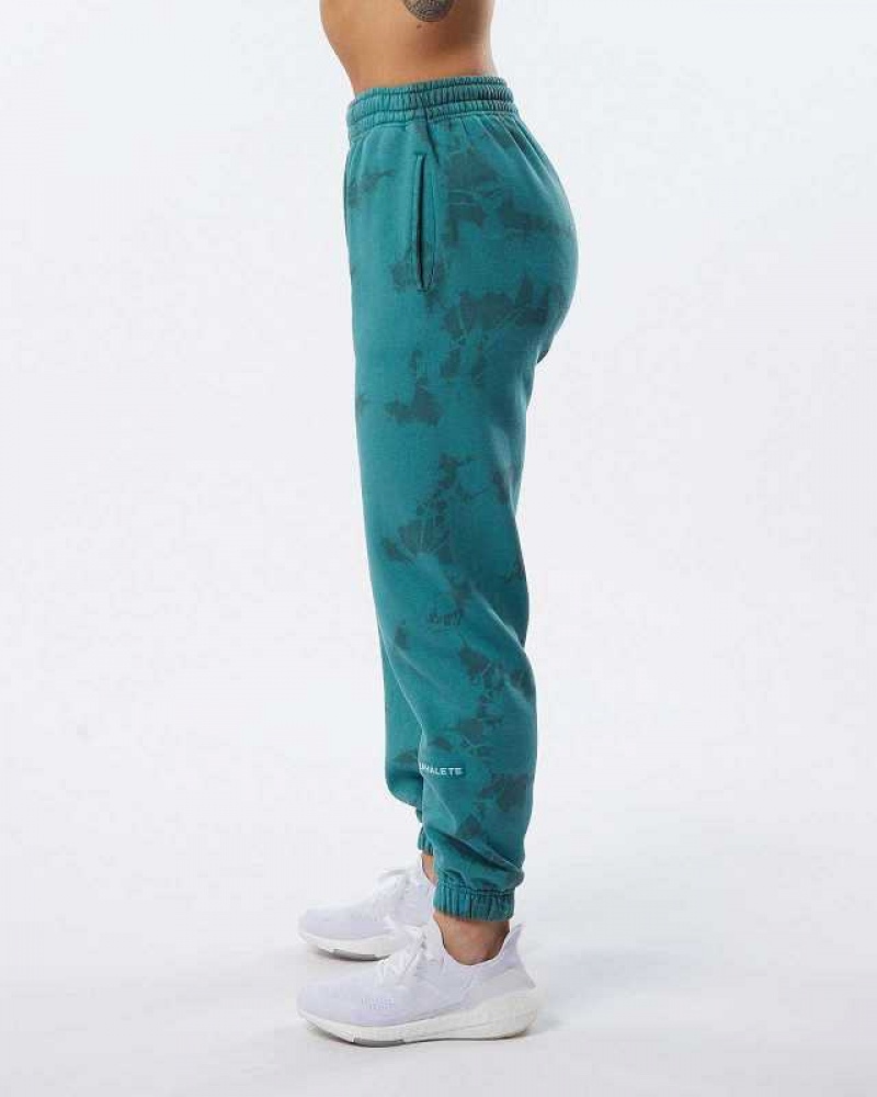 Pantalones Jogger Alphalete HCTS Mujer Azules | Mexico-653829