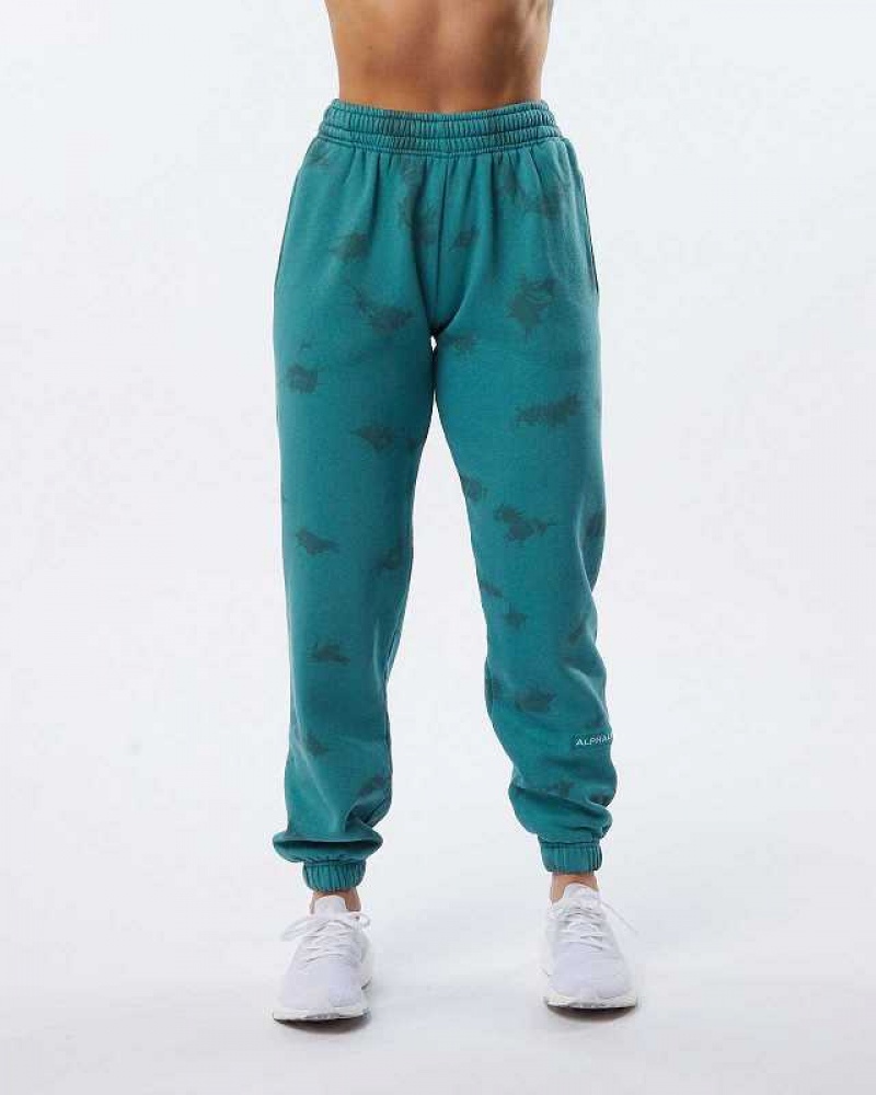 Pantalones Jogger Alphalete HCTS Mujer Azules | Mexico-653829