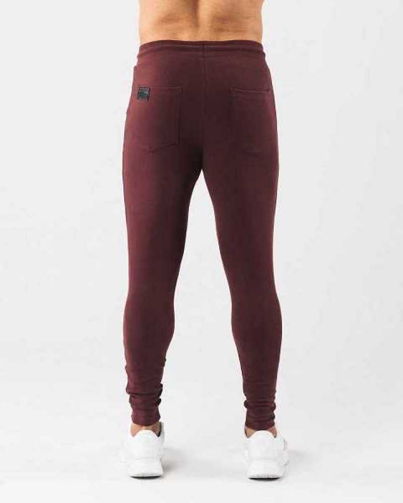 Pantalones Jogger Alphalete Identity Hombre Rojos | Mexico-179635