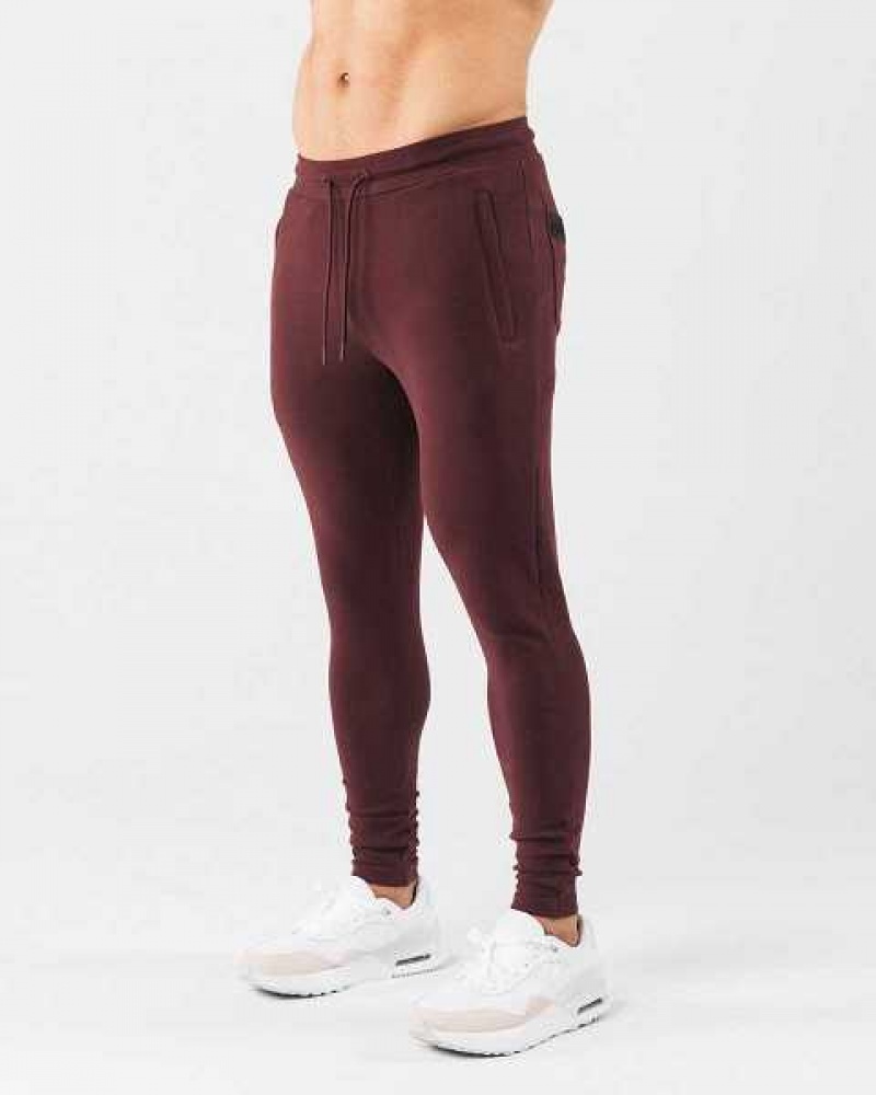 Pantalones Jogger Alphalete Identity Hombre Rojos | Mexico-179635