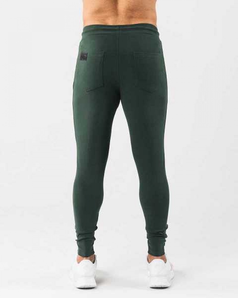 Pantalones Jogger Alphalete Identity Hombre Verdes | Mexico-768129