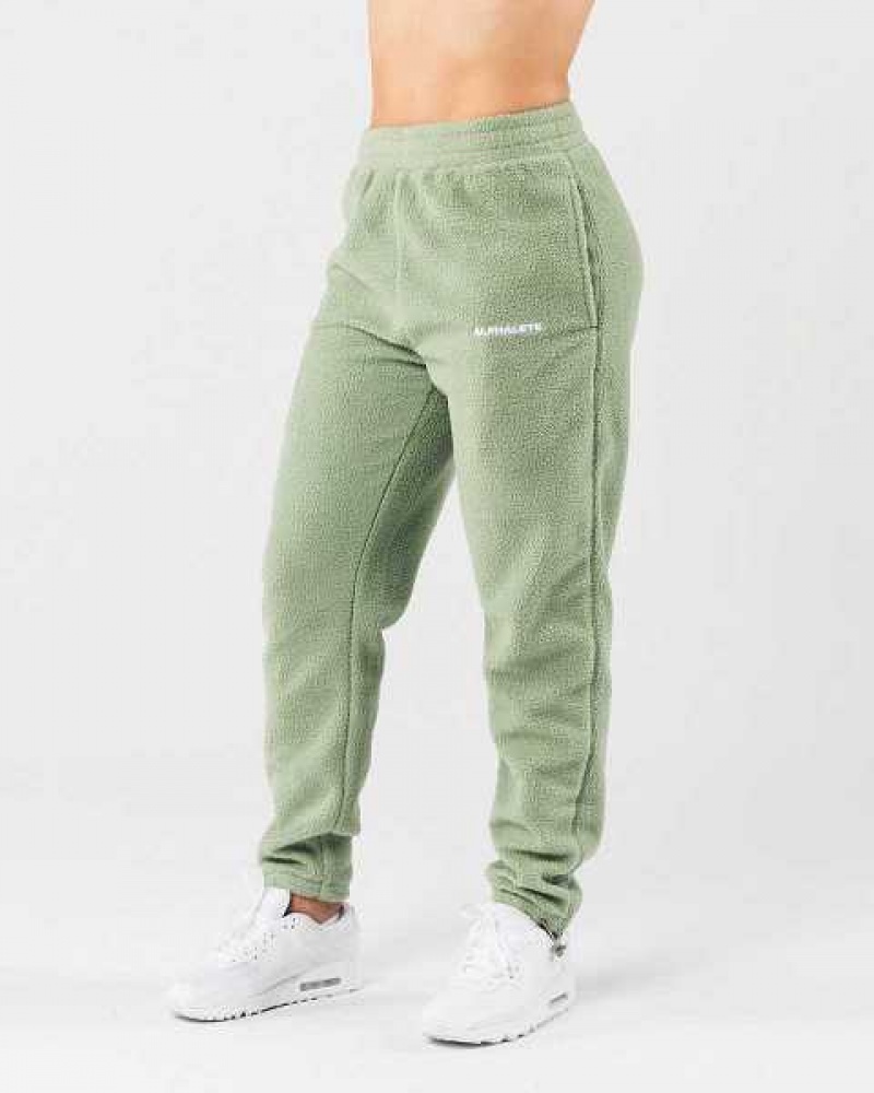 Pantalones Jogger Alphalete King Unisex Verdes | Mexico-635017