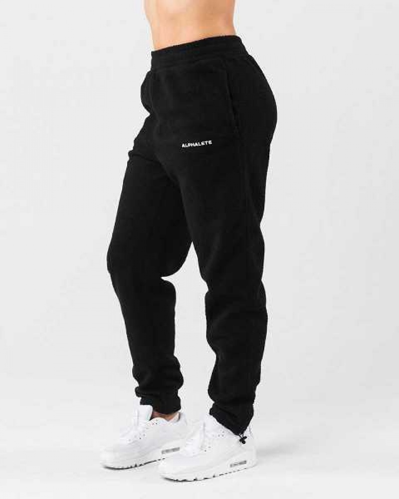 Pantalones Jogger Alphalete King Unisex Negros | Mexico-026879