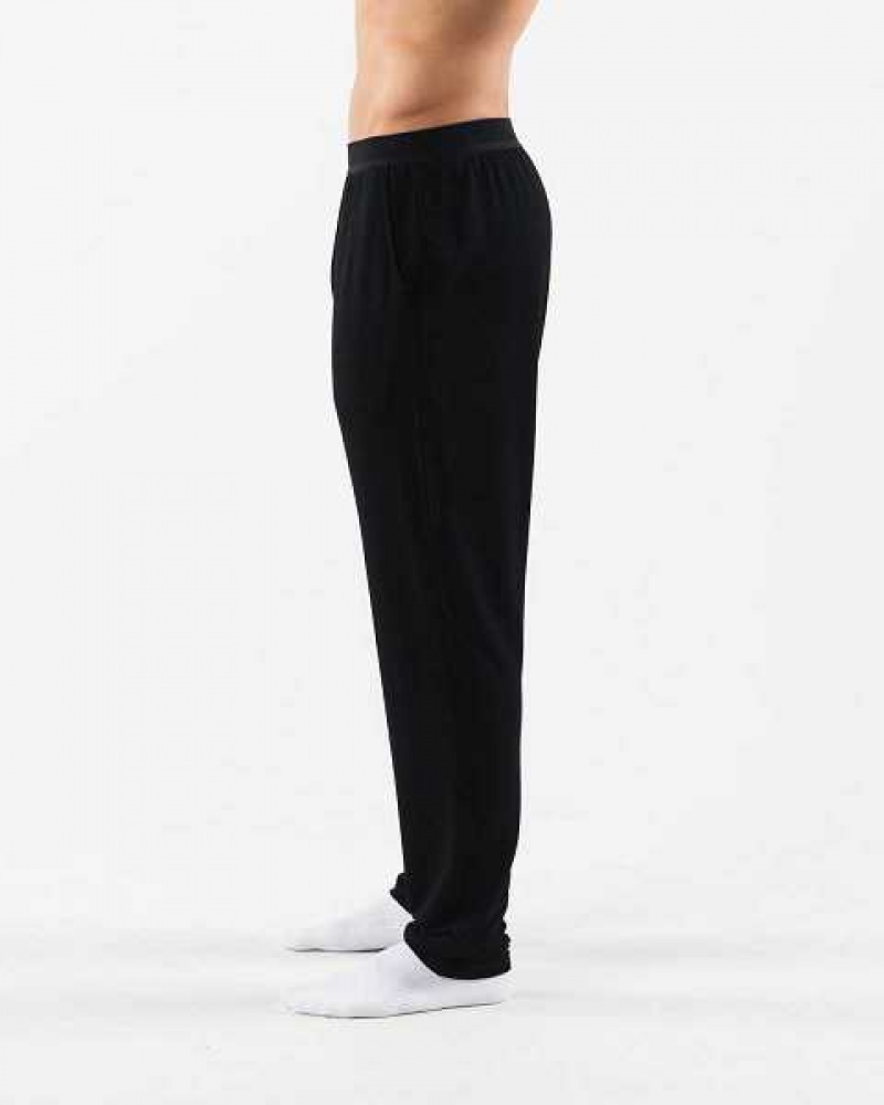 Pantalones Jogger Alphalete Lounge Hombre Negros | Mexico-710249